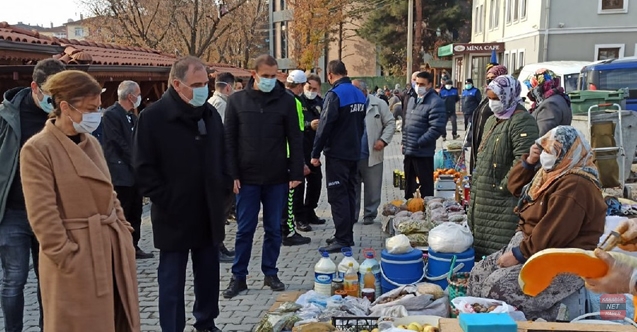 SAFRANBOLU PAZAR YERİNDE COVİD 19 DENETİMİ Karabük Net Haber