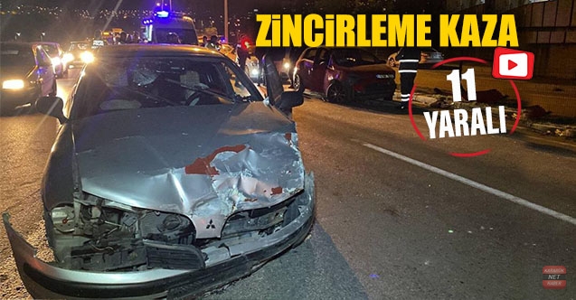 ZİNCİRLEME TRAFİK KAZASI 11 YARALI Karabük Net Haber