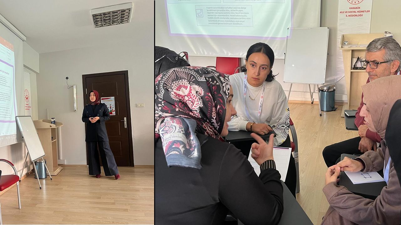 AİLE EĞİTİM PROGRAMI KAPSAMINDA "GELİŞİM PUSULASI" KONUŞULDU