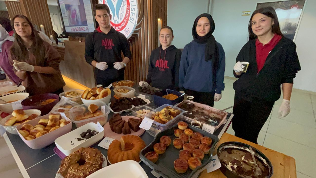 ALAPLI'DA ÖĞRENCİLERDEN GAZZE'YE YARDIM DESTEĞİ