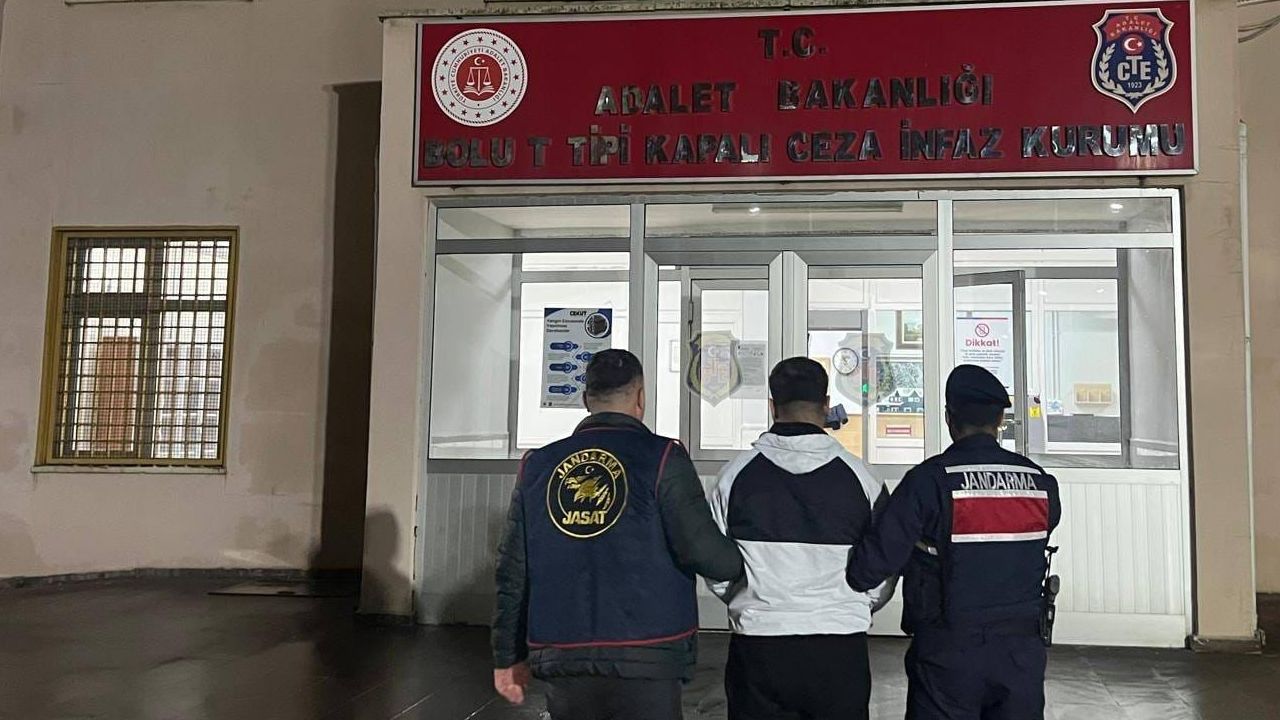 BOLU'DA 14 YIL HAİS CEZASI BULUNAN ŞAHIS YAKALANDI