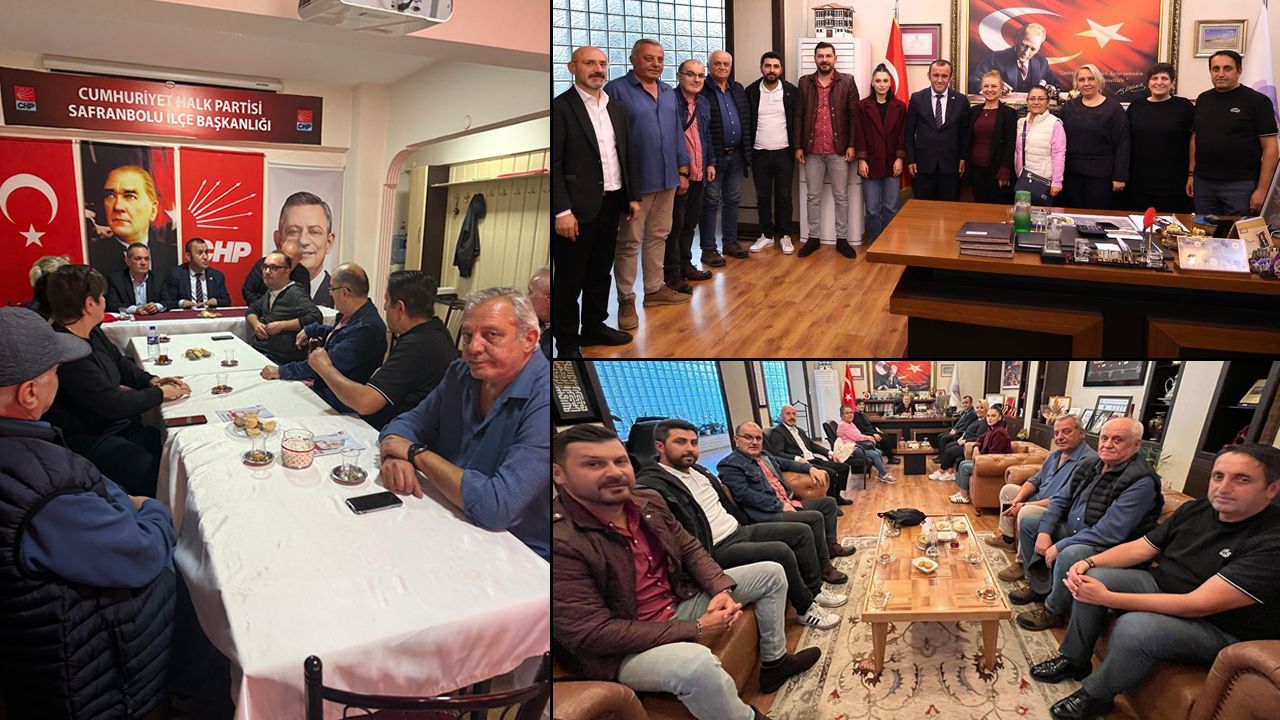 CHP KARABÜK MERKEZ İLÇE ÖRGÜTÜNDEN SAFRANBOLU'DA ZİYARETLER