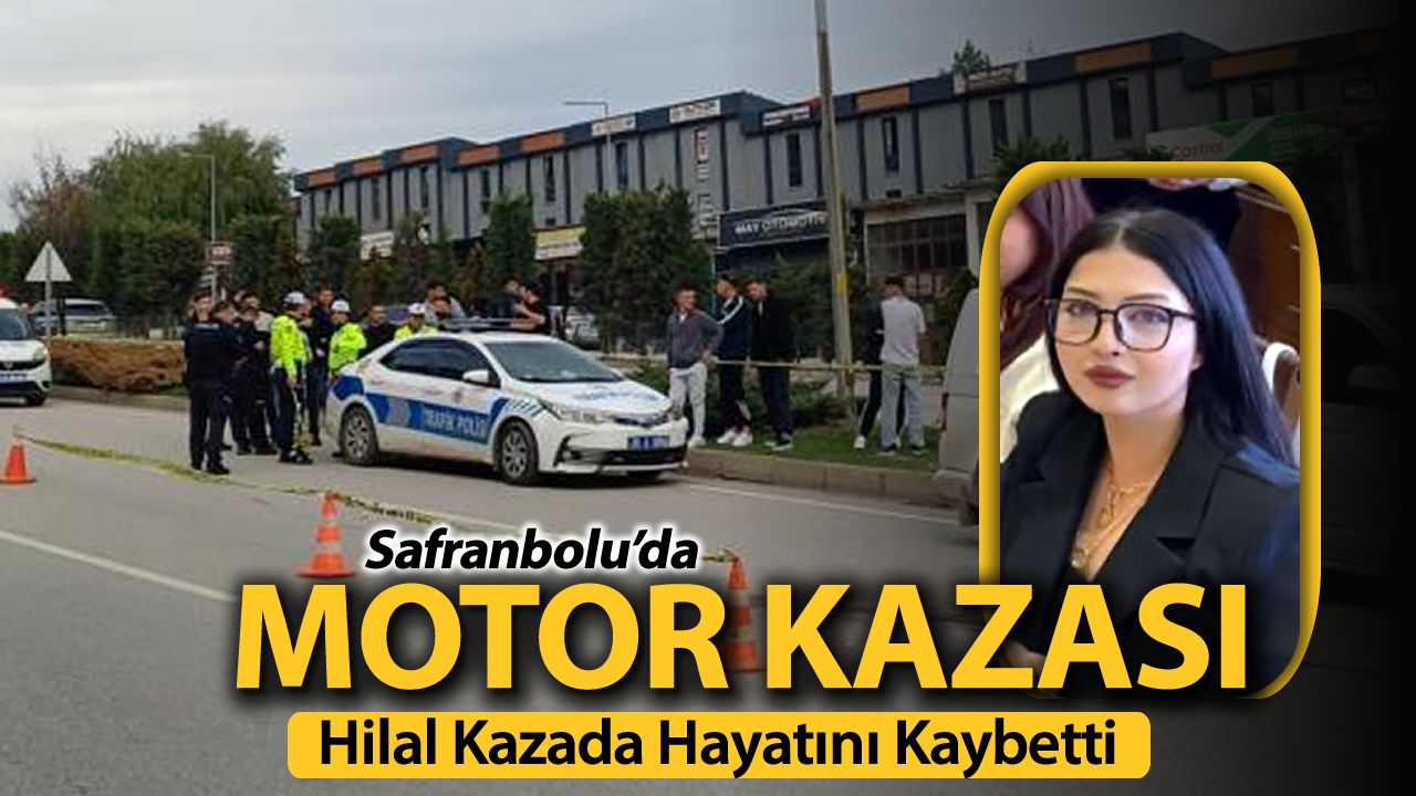 SAFRANBOLU'DA MOTOR KAZASI: 1 ÖLÜ