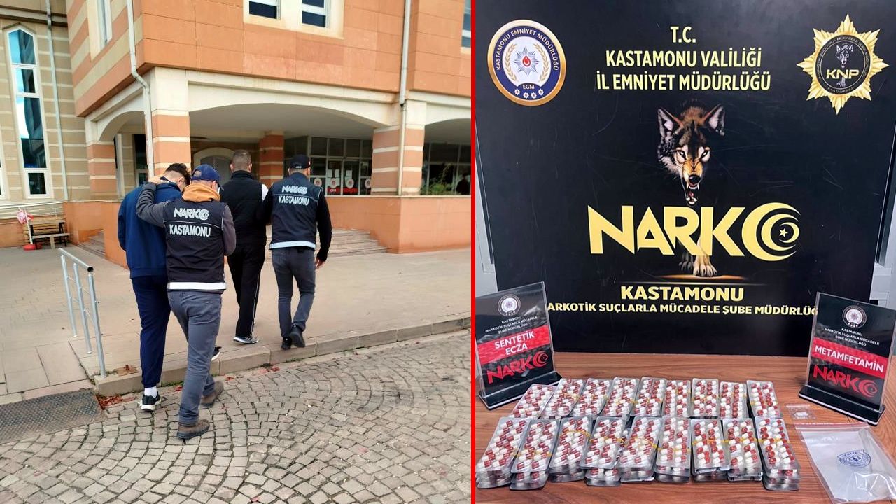 UYUŞTURCU İLE YAKALANAN 2 ZANLI TUTUKLANDI