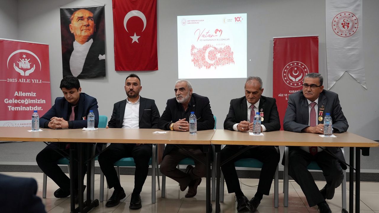 VATAN VE KAHRAMANLIK BULUŞMASI’NDA DUYGU DOLU ANLAR YAŞANDI