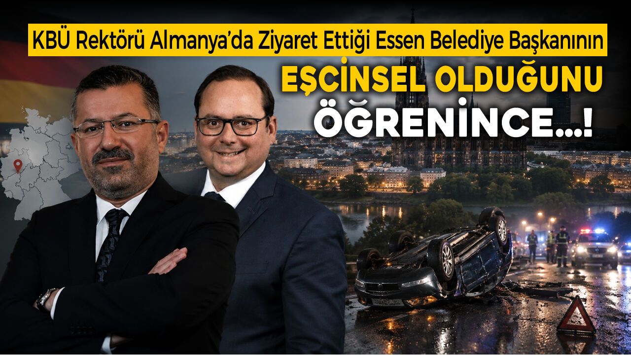 REKTÖRÜN ALMANYA'DA ZİYARET ETTİĞİ EŞCİNSEL ÇIKINCA OLANLAR 