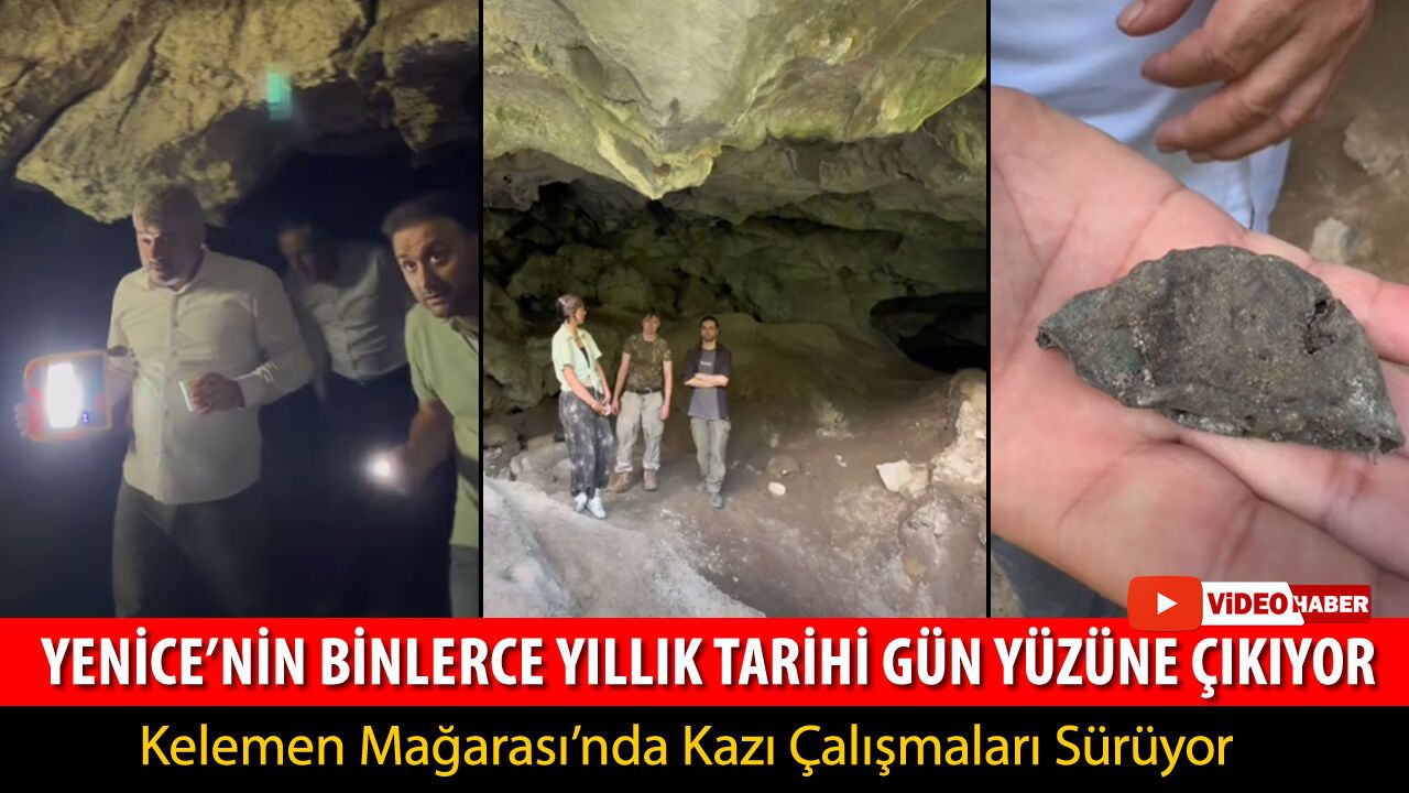 Kelemen Mağarası'nda tarihe ışık tutan kazılar sürüyor