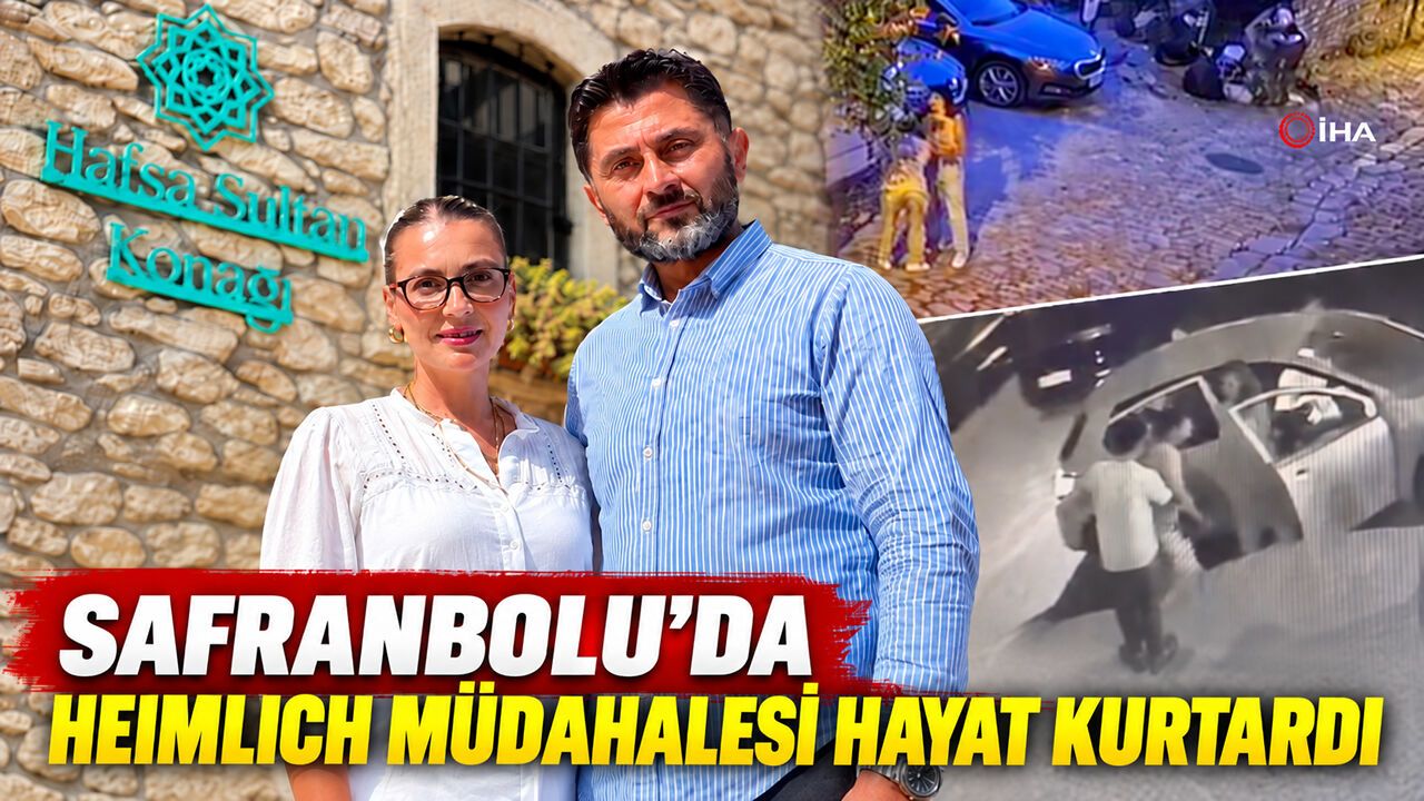 SAFRANBOLU’DA HEIMLICH MÜDAHALESİ HAYAT KURTARDI