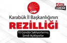 CHP İL BAŞKANLIĞI’NIN REZİLLİĞİ