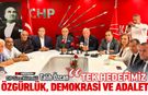 ÖZCAN, "TEK HEDEFİMİZ; ÖZGÜRLÜK, DEMOKRASİ VE ADALET"