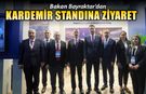BAKAN BAYRAKTAR'DAN KARDEMİR STANDINA ZİYARET