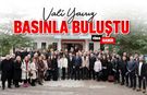 VALİ YAVUZ GAZETECİLER GÜNÜ'NDE KARABÜK BASINIYLA VEDALAŞTI