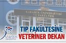 KBÜ TIP VE DİŞ HEKİMLİĞİ FAKÜLTELERİNE VETERİNER KÖKENLİ DEKANLAR ATANDI