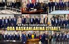 AK PARTİ TEŞKİLATINDAN ODA BAŞKANLARINA ZİYARET