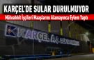 KARÇEL’DE MAAŞLAR ÖDENMEYİNCE MÜTEAHHİT İŞÇİLERİ EYLEM YAPTI