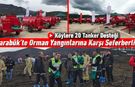 ORMAN KÖYLERİNE 20 TANKER DESTEĞİ SAĞLANDI