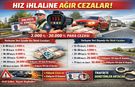 TRAFİK CEZALARINDA YENİ DÖNEM: HIZ SINIRINI AŞANLARA 30 BİN TL’YE KADAR CEZA