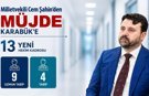 KARABÜK'E 13 YENİ HEKİM KADROSU