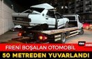 50 METREDEN YUVARLANDI: 2 YARALI