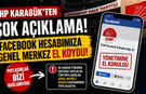 CHP KARABÜK İL BAŞKANLIĞI FACEBOOK HESABINA EL KONULDU