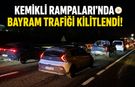 21 İLİN GEÇİŞ NOKTASINDA TRAFİK KİLİTLENDİ