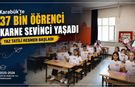 KARABÜK'TE 37 BİN ÖĞRENCİ KARNE ALDI
