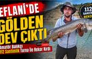 EFLANİ'DE 112 SANTİMLİK REKOR TURNA AVI