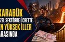 KARABÜK ÖZEL SEKTÖRDE ÜCRETTE EN YÜKSEK İLLER ARASINDA