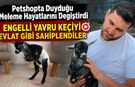 ENGELLİ YAVRU KEÇİYİ EVLAT GİBİ SAHİPLENDİLER