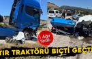 TIR TRAKTÖRÜ BİÇTİ GEÇTİ