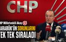 CHP MİLLETVEKİLİ AKAY KARABÜK’ÜN SORUNLARINI TEK TEK SIRALADI