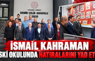 TBMM 27. BAŞKANI İSMAİL KAHRAMAN'DAN KARABÜK’TE ESKİ OKULUNA ZİYARET