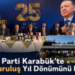 AK PARTİ KARABÜK'TE 25. YIL DÖNÜMÜNÜ KUTLADI