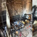 KARABÜK'TE APARTMAN DAİRESİNDE ŞÜPHELİ YANGIN