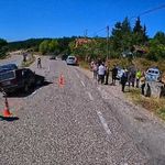 KASTAMONU'DA İKİ OTOMOBİL ÇARPIŞTI 2 YARALI