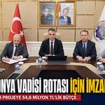 KARABÜK’TE 54,6 MİLYON TL’LİK 8 PROJE İÇİN İMZALAR ATILDI