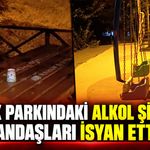 ÇOCUK PARKINDAKİ ALKOL ŞİŞELERİ VATANDAŞLARI İSYAN ETTİRDİ