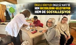 ENGELLİ BİREYLER ENGELSİZ KAFE'DE SOSYALLEŞİYOR