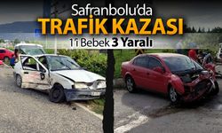 SAFRANBOLU'DA TRAFİK KAZASI:3 YARALI