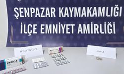 ARAMA YAPILAN EVDE 57 ADET SENTETİK ECZA HAP ELE GEÇİRİLDİ