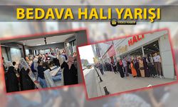 BEDAVA HALI İÇİN OLUŞAN METRELERCE KUYRUKTA BEKLEDİLER