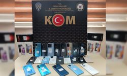 BOLU'DA 28 ADET KAÇAK TELEFON ELE GEÇİRİLDİ