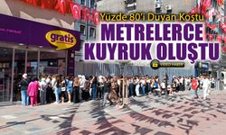 DUYAN KOŞTU YİNE METRELERCE KUYRUK OLUŞTU