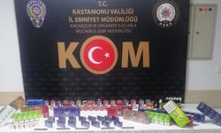 KASTAMONU'DA BANDRROLSÜZ SİGARA ELE GEÇİRİLDİ