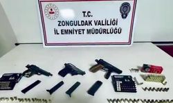 ZONGULDAK'TA YASADIŞI SİLAH TİCARETİNE OPERASYON