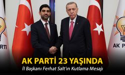 AK PARTİ 23. KURULUŞ YIL DÖNÜMÜNÜ KUTLUYOR