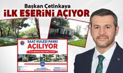 BAŞKAN ÇETİNKAYA İLK ESERİNİ AÇIYOR