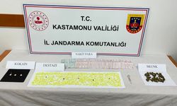 KASTAMONU TOSYA'DA ÇOK SAYIDA UYUŞTURUCU ELE GEÇİRİLDİ