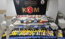 KASTAMONU'DA 63 BİN MAKARON ELE GEÇİRİLDİ