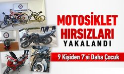 MOTOSİKLET HIRSIZLARI YAKALANDI